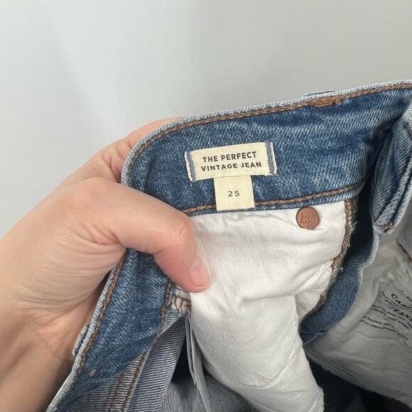 Madewell The Perfect Vintage Jeans in Denman Wash High Rise - Picture 8 of 10
